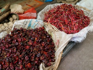 Spicy yummy varieties of dried chillies